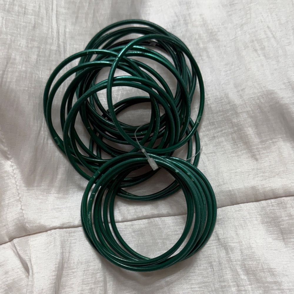 Elegant Green Bangles Set